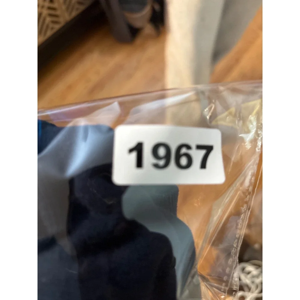 Banana Republic Mens Navy Blue Pima Cotton& Cashmere 1/4 Zip Sweater Size M